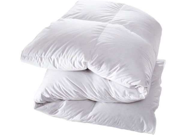 Péřová přikrývky klasik v kazetovém prov