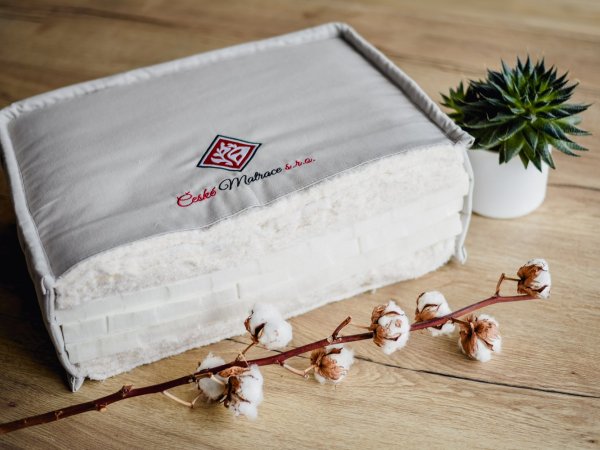 Veganská matrace DAISY v měkkém provedení - průřez