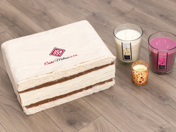 Veganská matrace POPPY v tuhém provedení - průřez
